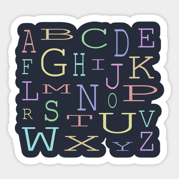 Alphabet Sticker by nidesign